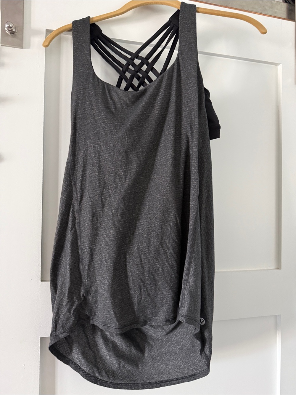 lululemon athletica Women's Dark Gray Strappy Back Tank